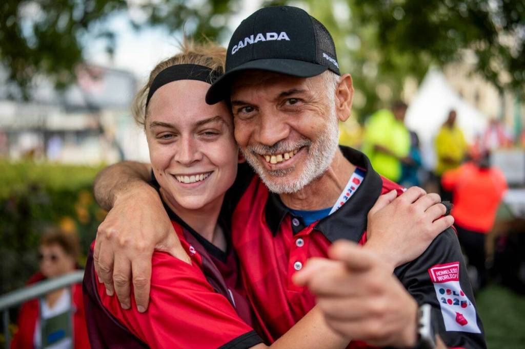 Saanich will become the eighth location in Canada to join the street soccer movement, with the program officially launching on Jan. 22. (Photo courtesy of Anita Milas/Homeless World Cup)