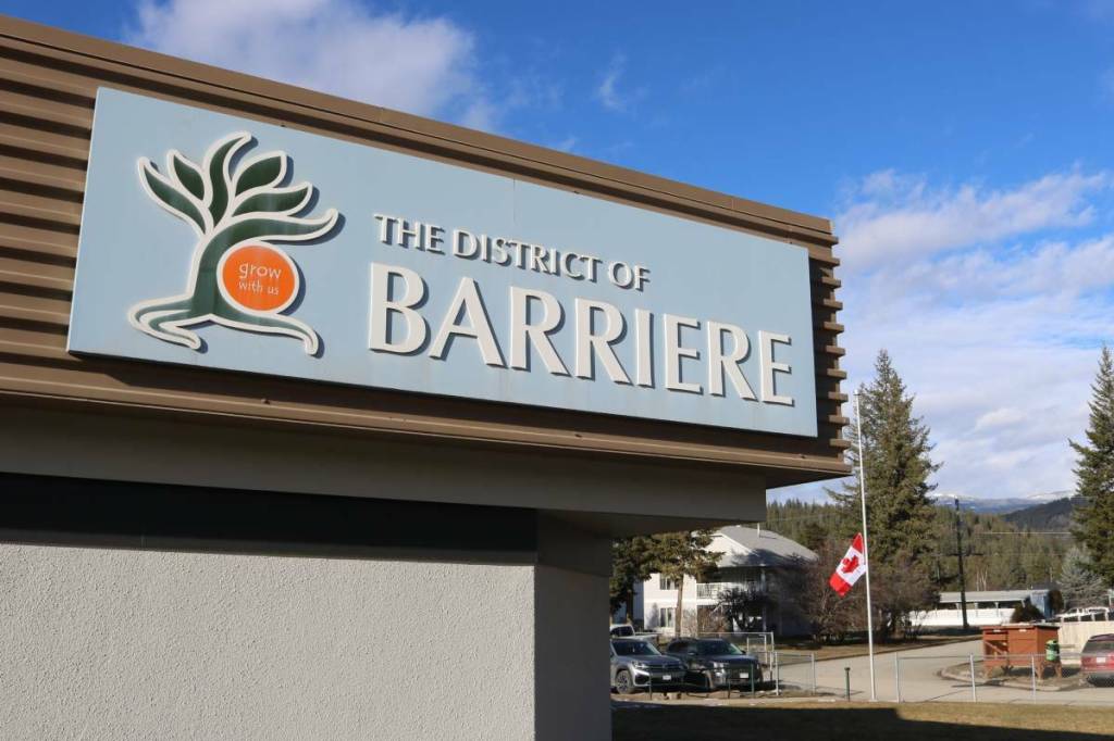 The District of Barriere office located at 4936 Barriere Town Rd. (Josh Fischlin/Clearwater Times)